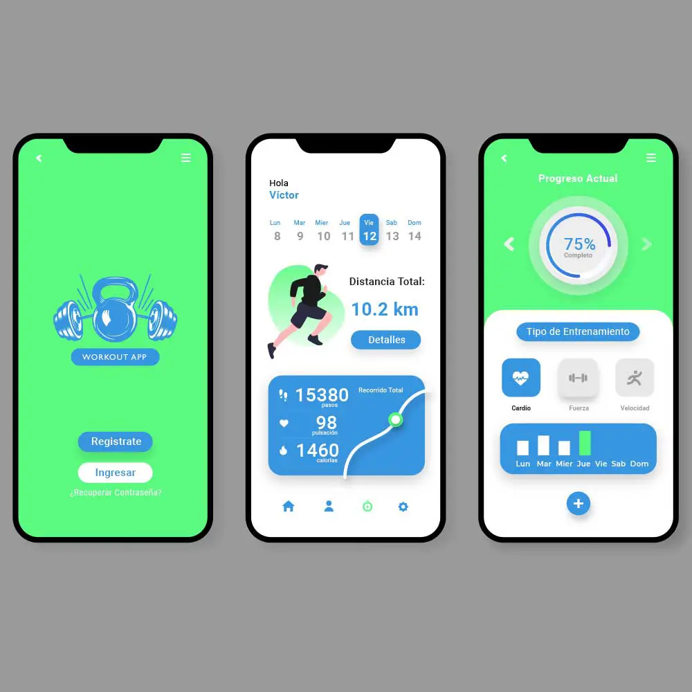 Diseño WorkoutApp